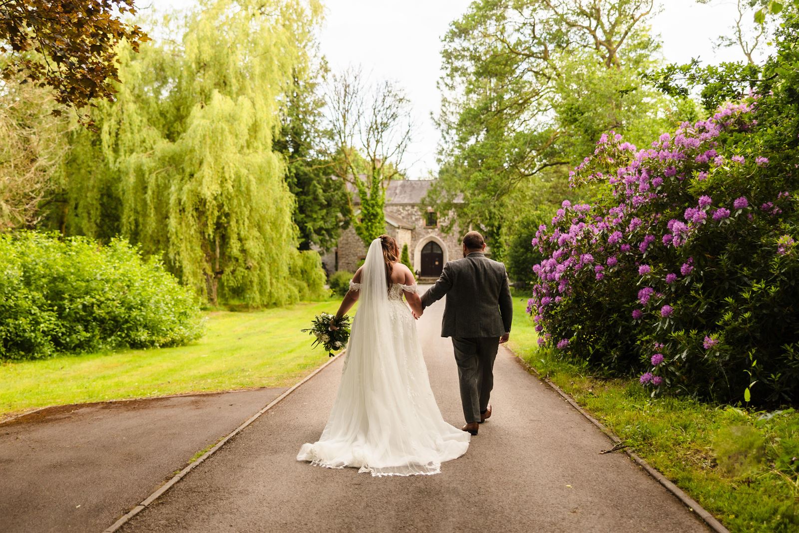 The grounds at Pencoed House Estate